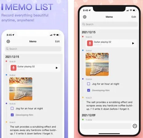 تطبيق المفكرة All In One Memo