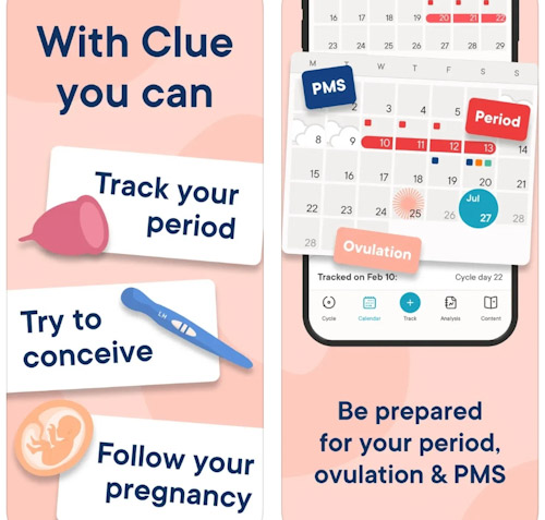 تطبيق Clue لصحة المرأة