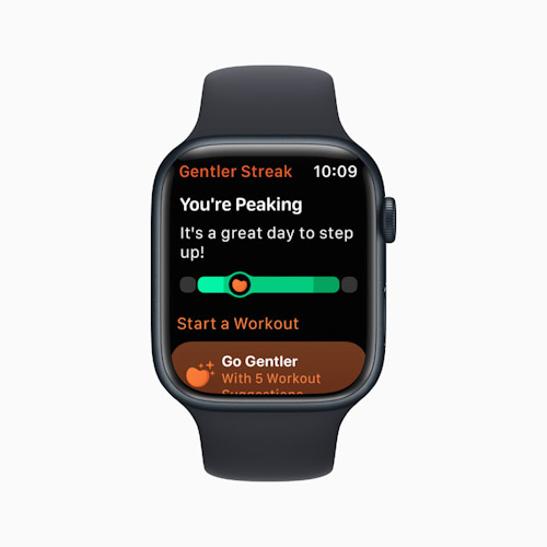 أفضل تطبيق لساعة ابل: Gentler Streak لتتبع اللياقة البدنية.