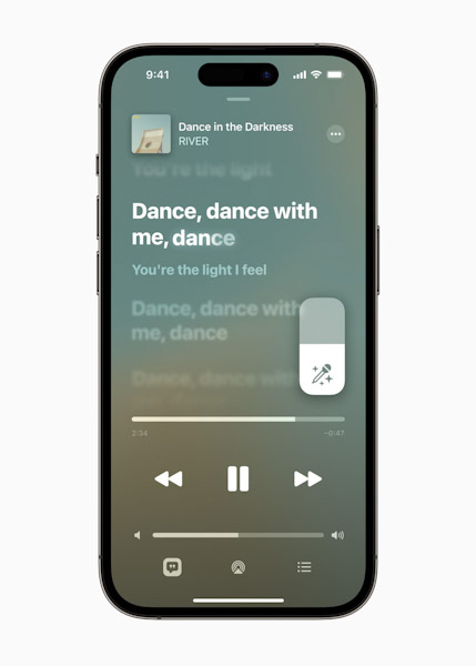 ميزة Apple Music Sing على الايفون