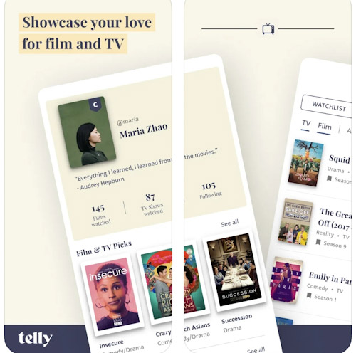 تطبيق Telly لهواة الأفلام والمسلسلات