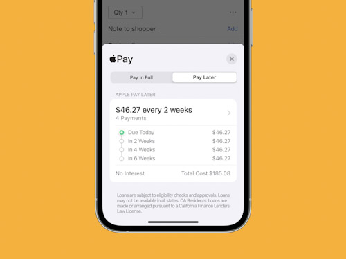 Apple Pay Later .. تقسيط بلا فوائد