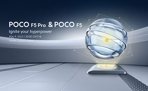 إطلاق سلسلة Poco F5 في الأسواق العالمية يوم 9 مايو القادم