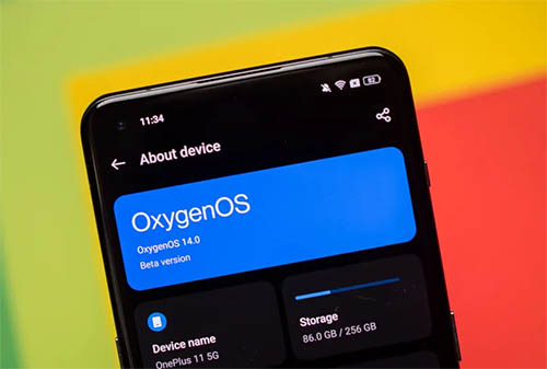 هاتف OnePlus 11 يتلقى تحديث OxygenOS 14 التجريبي