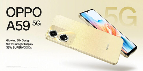 لذوي الدخل المحدود - هاتف Oppo A59 5G يأتي بتصميم أنيق ومواصفات مقنعة وسعر معقول
