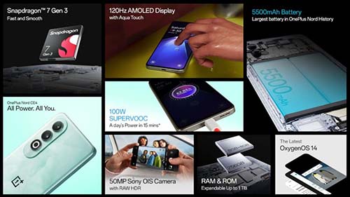شركة OnePlus تُعلن عن هاتف OnePlus Nord CE4 بشاشة 120Hz ومعالج Snapdragon 7 Gen 3 والمزيد