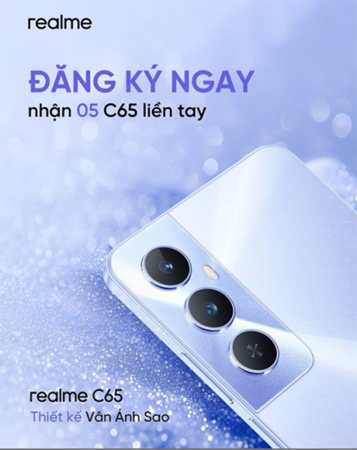 ريلمي تشوّق جمهورها بالكشف عن تصميم وألوان هاتف Realme C65 الأنيق جدًا