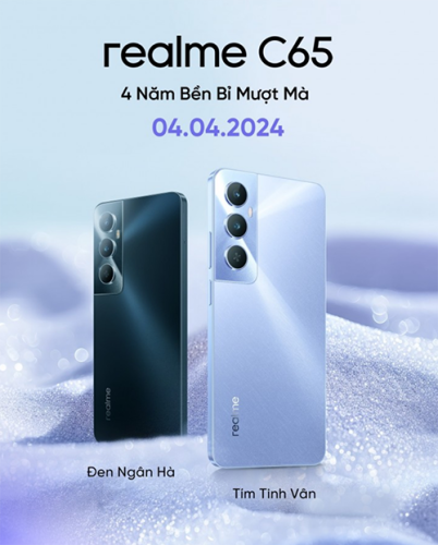 ريلمي تشوّق جمهورها بالكشف عن تصميم وألوان هاتف Realme C65 الأنيق جدًا